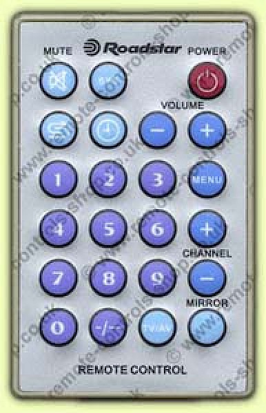 Roadstar RCLCD5014 Original Remote