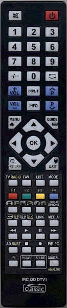 SMARTTECH SMT50S10UV2L1B1 Replacement Remote