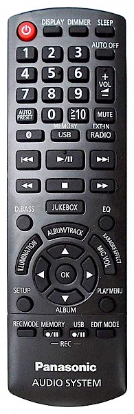 Panasonic SCUA7GSK Original Remote