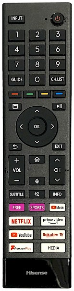 Hisense ERF3A80 Original Remote
