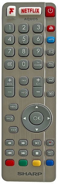 Sharp LC-49CFG6242KF Original Remote