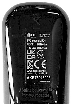 LG 86NANO81T6A Original Remote - Image 2