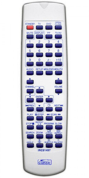 MT Logic CTDVD 37 Replacement Remote