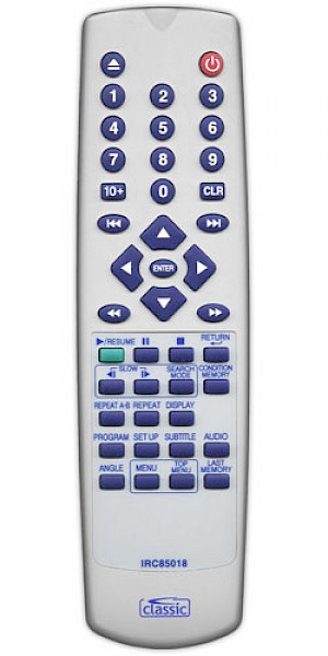 Rowa DVD 280 VERS.2 Replacement Remote