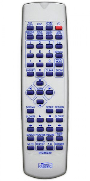 Pacific DVD 1002 Replacement Remote