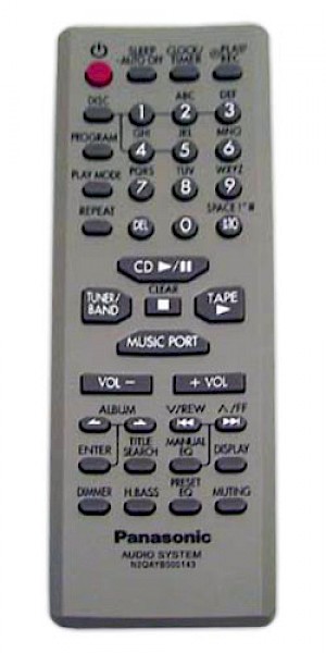 Panasonic SA-AK250EE-S Original Remote