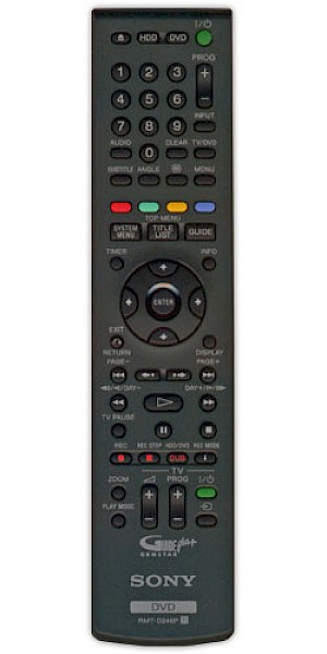 Sony RDR-HXD890 Original Remote