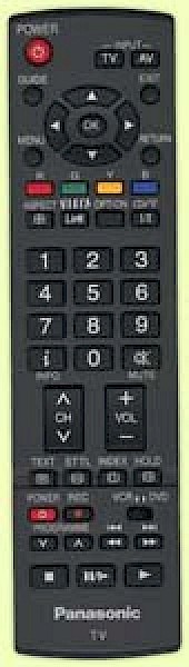 Panasonic EUR7651150 Original Remote