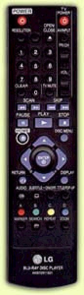 LG BD350 Original Remote