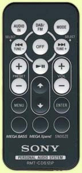 Sony XDR-DS12ip Original Remote