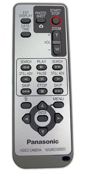 Panasonic VDR-D310GCSS Original Remote