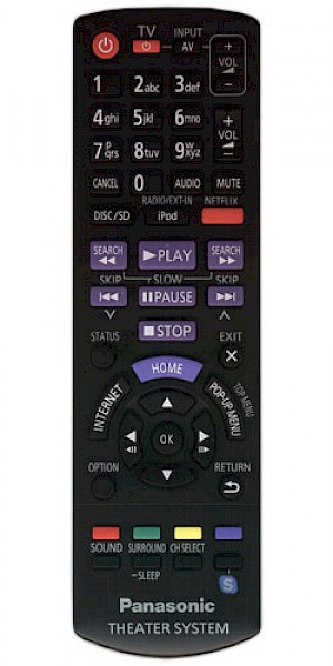 Panasonic SA-BTT100EBK Original Remote