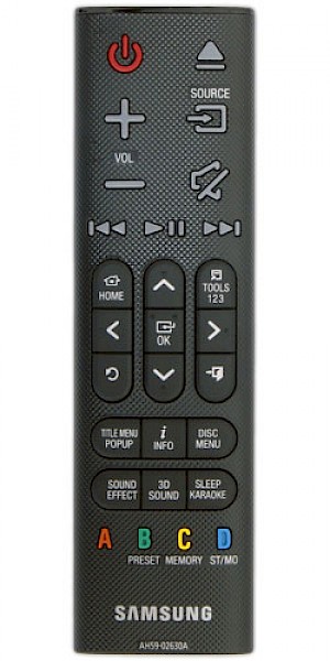 Samsung HT-H6500WM/ZC Original Remote