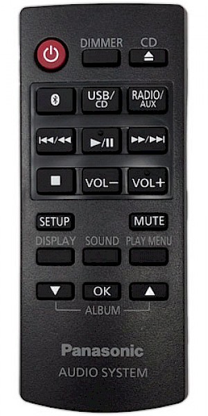 Panasonic SC-HC29EF-K Original Remote