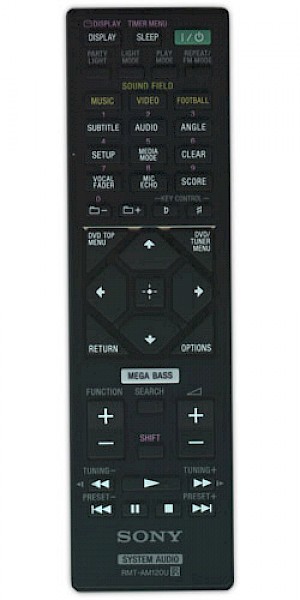 Sony SHAKE-X7D Original Remote