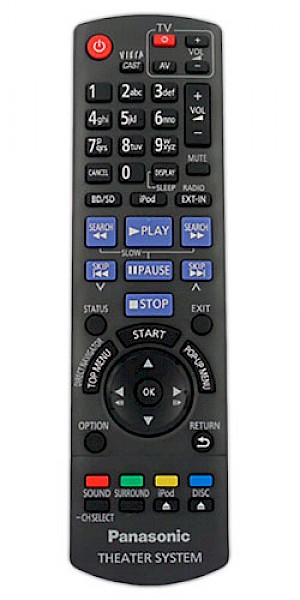 Panasonic SA-BFT800EBK Original Remote