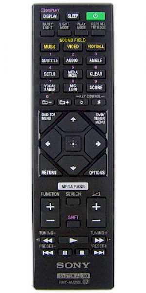 Sony SHAKE-X30D Original Remote