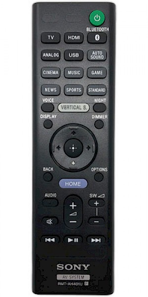 Sony HT-XF9000 Original Remote