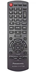 Panasonic SCUA7GSK Original Remote - Image 1