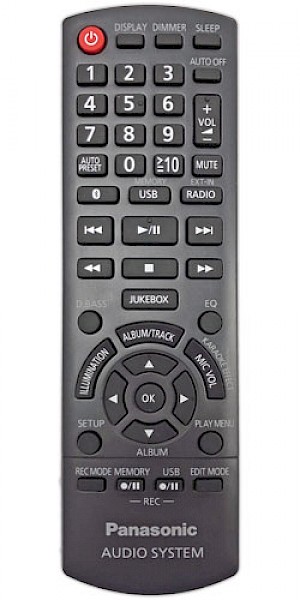 Panasonic SCUA7GSK Original Remote